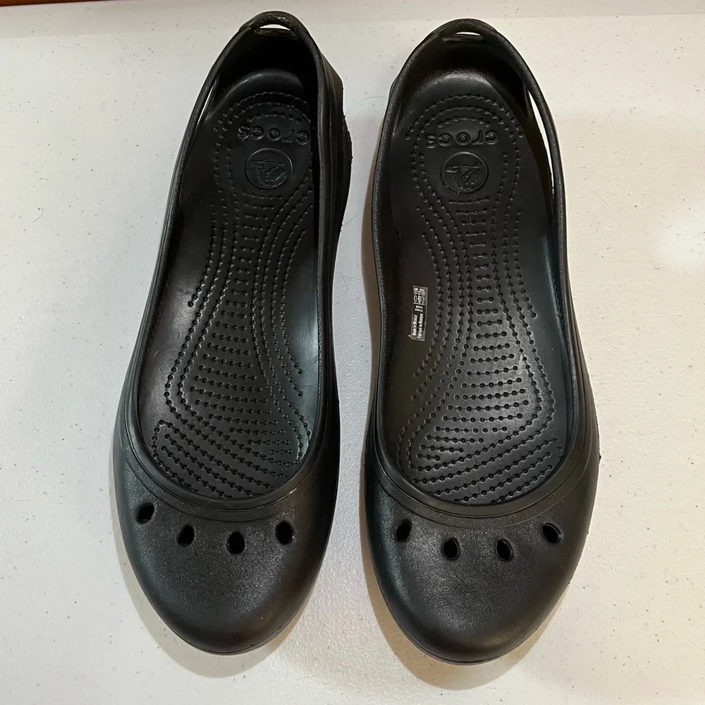 Crocs Kadee Flats | Black | Women’s Size 11 - Picture 3 of 10
